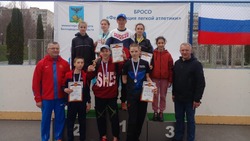 Прохоровские спортсмены приняли участие в легкоатлетическом кроссе в Губкине