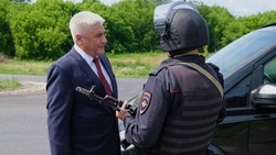 Глава МВД РФ Владимир Колокольцев проверил работу сводных отрядов полиции в Белгородской области