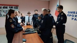 Учащиеся Прелестненской школы посетили районный отдел полиции