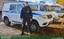Сотрудник подразделения ППС Прохоровской полиции Фёдор Гнездилов - о своих рабочих буднях