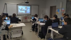 Прелестненские школьники приняли участие в профориентационном занятии ко Дню математика