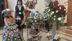 Прохоровский район представил цветочные композиции на Белгородской областной выставке