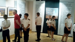 Прелестненские кадеты посетили выставку «Третье лето. Петров день»