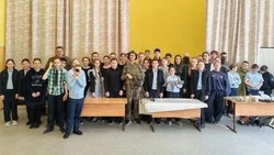 Воины-добровольцы формирования «Восход» посетили Призначенскую школу