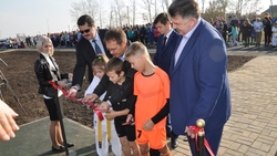 Спортивная площадка Газпрома украсила микрорайон «Славянский»
