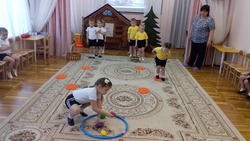 Спортивный праздник прошёл в Прохоровском детском саду №1 «Ромашка»