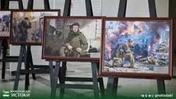 Выставка военных художников «Герои нашего времени» открылась в ЦКР «Созвездие» в Прохоровке