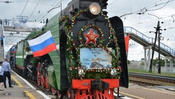 Стилизованный ретро-поезд будет запущен по маршруту Москва-Прохоровка