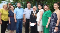 Житель Прохоровки Василий Уткин отпраздновал 95-летие