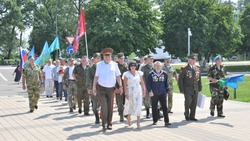 Ветераны Белгородской области отпраздновали День десантника в Прохоровке