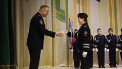 Торжество по поводу принятия ребят в ряды кадетов прошло в Прохоровском районе