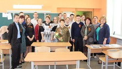 Кривошеевские школьники встретились со своей землячкой и ветераном войны Марией Воеводиной