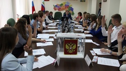 Екатерина Жбанова представила Прохоровку в молодёжной избирательной комиссии региона