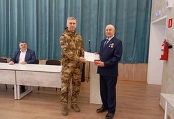 Иван Ладыгин получил медаль «Адмирал Флота Советского Союза С.Г. Горшков»