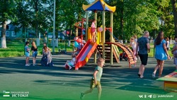 Новая детская площадка появилась в Прохоровке