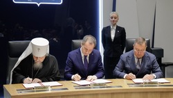 Вячеслав Гладков: подписали соглашение о сотрудничестве в строительстве паломнического центра