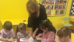 Сотрудник Прохоровского ДЮЦ провела мастер-класс для воспитанников детского сада «Лучик»
