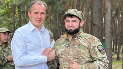 Вячеслав Гладков посетил позиции военнослужащих «Ахмата»