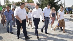 Глава региона посетил с рабочим визитом школу села Донец Прохоровского района