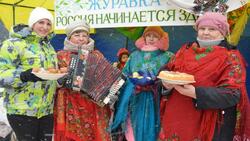 Широкая ярмарка развернулась в центре Прохоровки в первый день зимы