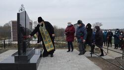 Жители Кривошеевки установили памятную стелу в честь земляков-воинов и работников тыла