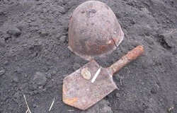 Поисковики обнаружили останки бойца РККА при раскопках в Прохоровском районе