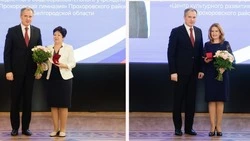 Вячеслав Гладков вручил медали «За заслуги перед Землёй Белгородской» двум жительницам Прохоровки