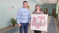 Сотрудники Прохоровского Дома ремёсел завершили вышивать карту района