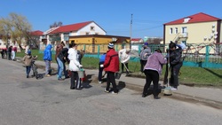 Жители района приняли участие во Всероссийском апрельском субботнике