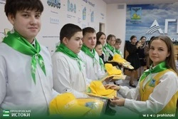 Вручение форменной одежды ученикам агротехнического класса состоялось сегодня в гимназии