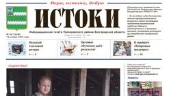 Газета «Истоки» №46 от 14 ноября 2025 года