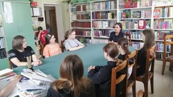 Сотрудник Прохоровского ОМВД прочитала лекцию воспитанникам детского учреждения