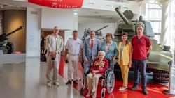 Ветеран Великой Отечественной войны Мария Михайловна Рохлина посетила Прохоровку