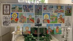 Выставка детских рисунков в честь Александра Невского открылась а библиотеке Рыжкова
