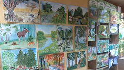 Выставка-конкурс детских рисунков «Лес – наш главный интерес» открылась в Прохоровском ДЮЦ