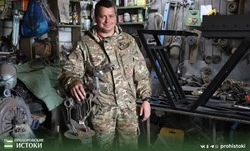 Мастеровой Прохоровский парень изготовил своими руками для наших бойцов металлические печи