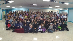 Воспитанницы Прохоровского центра развития ребёнка приняли участие в православном слёте