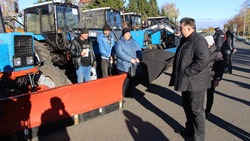Смотр снегоуборочной техники прошёл сегодня в Прохоровке