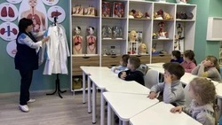 Воспитанники детского сада посетили медицинский класс Прохоровской гимназии